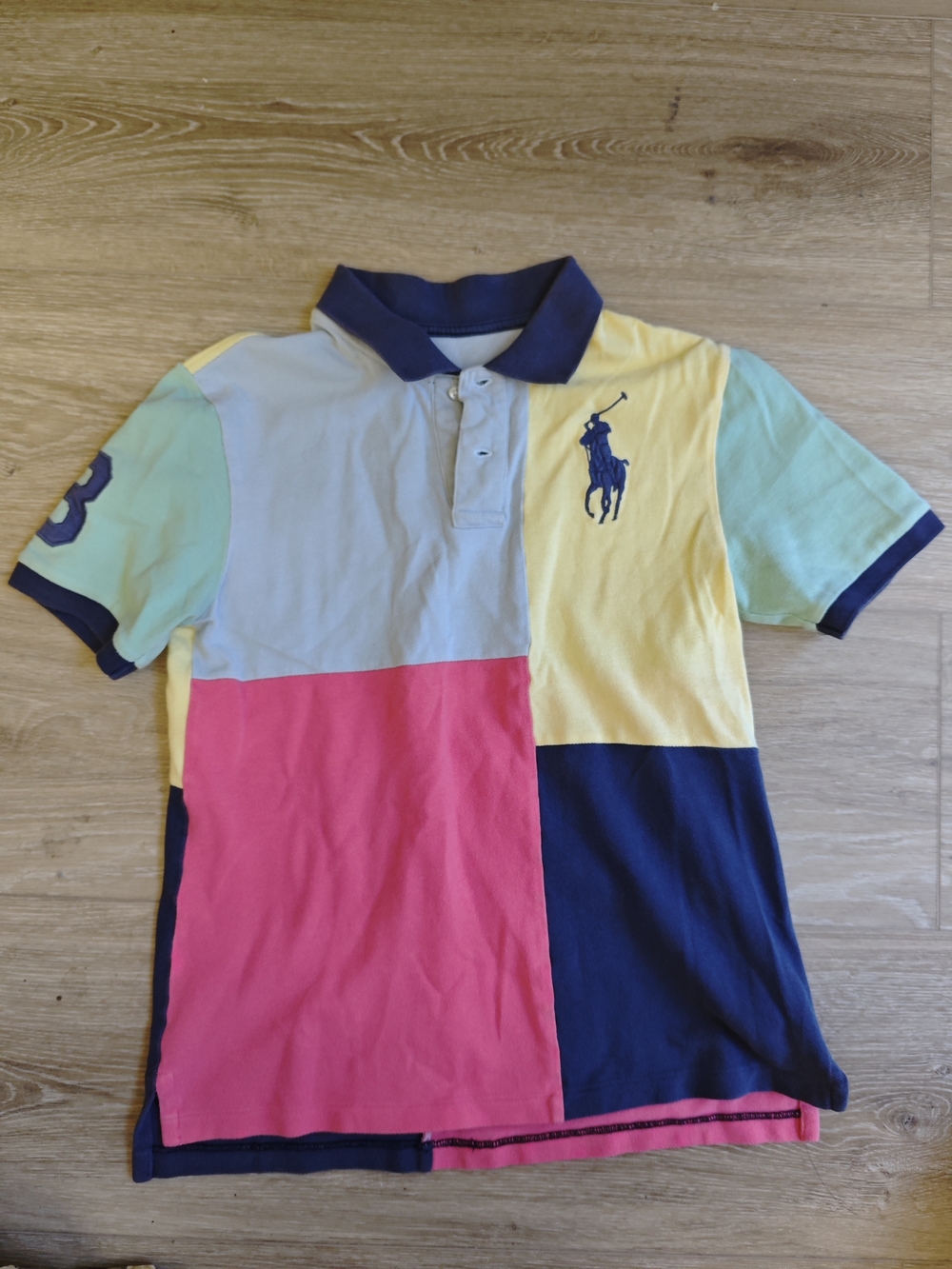 Ralph Lauren Boys Colorblock Polo Shirt - Multicolor